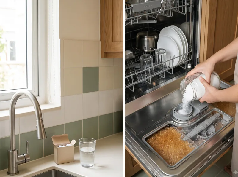 Bộ trao đổi ion trong máy rửa bát: 4 điều cần biết