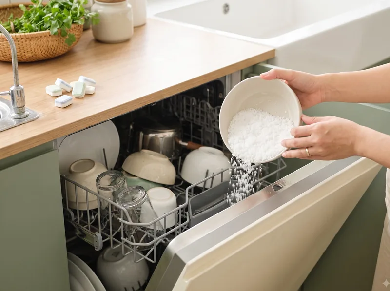 Đổ muối máy rửa bát bao nhiêu là đủ? Cách tính 1 kg