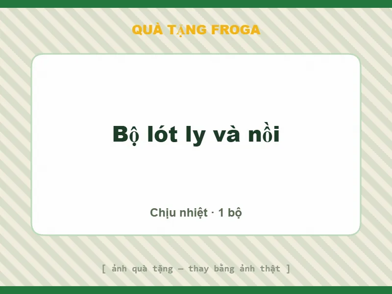 Bộ lót ly và nồi