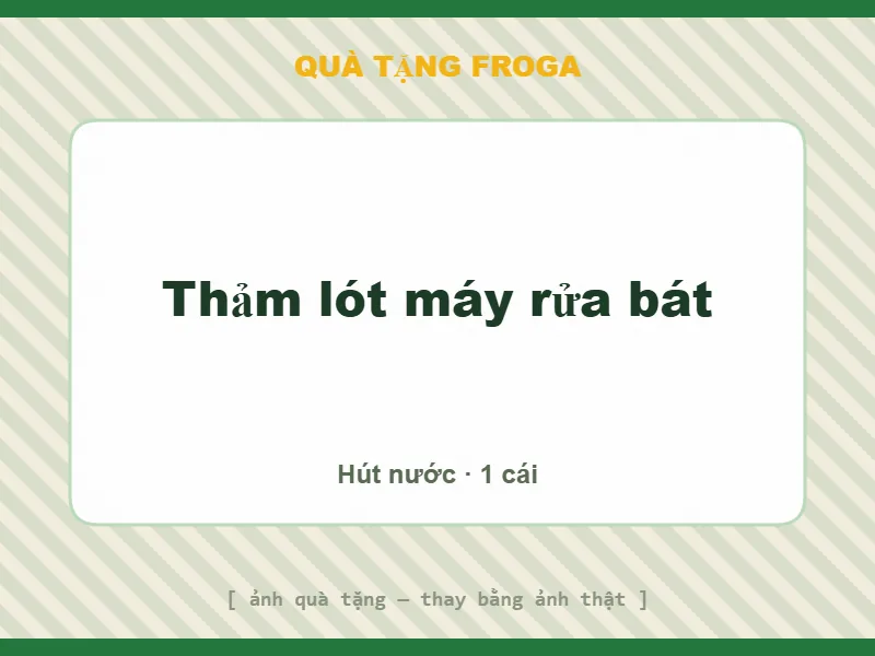 Thảm lót máy rửa bát