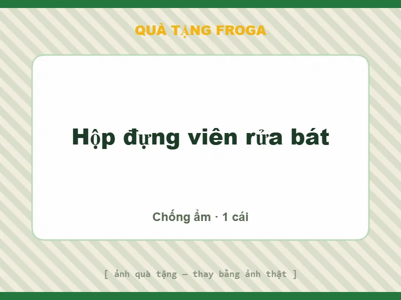 Hộp đựng viên rửa bát